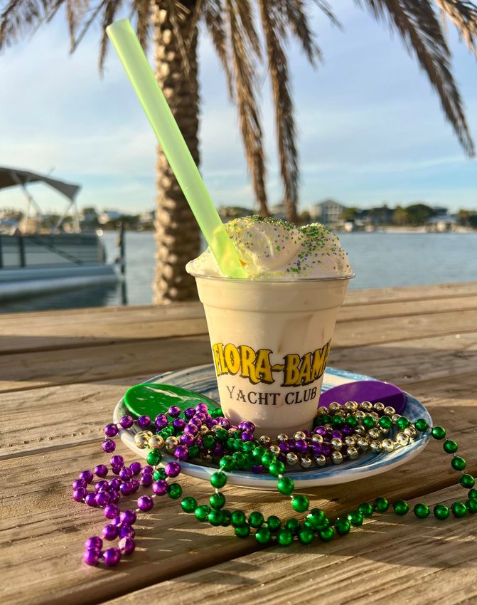 The Flora-Bama bartenders are mixing up a king cake cocktail worth the drive.