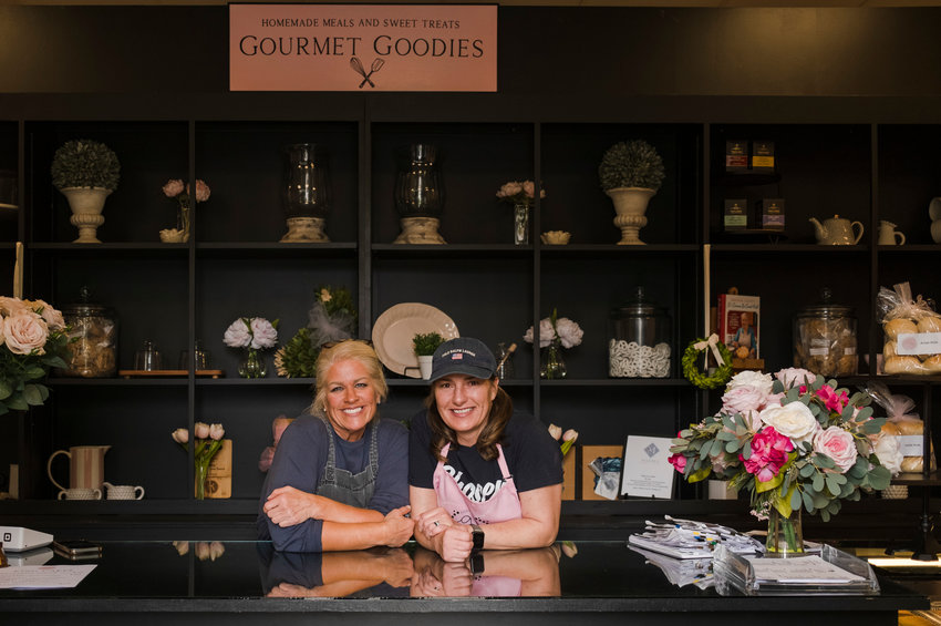 Gourmet Goodies owners Laura Stafford and Barbara Sylkatis are enjoying the upward trajectory of their business.