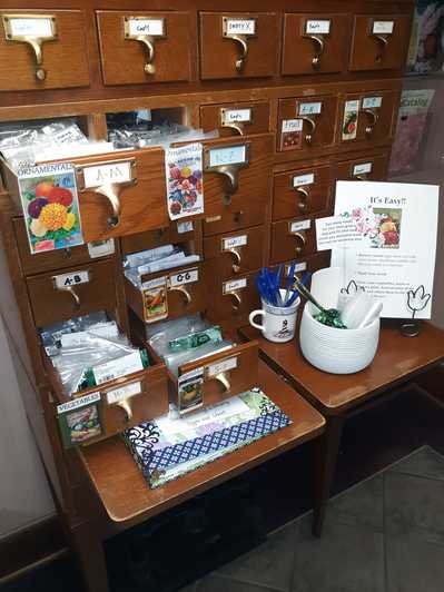 The Seed Lending Library at the Bay Minette Library is open and ready to help fill gardens.