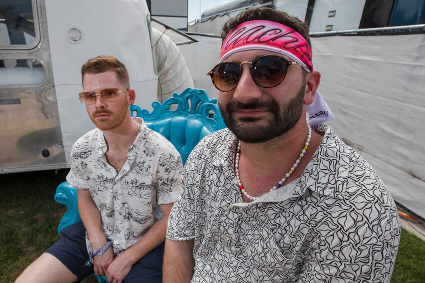 Zewmob, left, a Baldwin County High School graduate, and Meachie, a Foley High School graduate, are both music artists and DJs who separately played at Hangout Music Fest this year.
