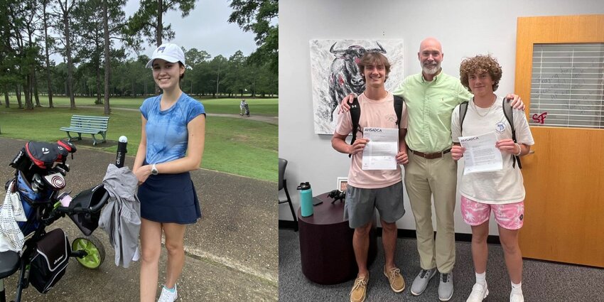 South All-Star teams competing in golf and tennis at this summer&rsquo;s AHSAA North-South All-Star Week will feature Baldwin County athletes from the Eastern Shore. Addison Spears will represent the Fairhope Pirates in the girls&rsquo; golf competition and Jacob Thom and Jake Miller will represent the Spanish Fort Toros in the boys&rsquo; tennis competition after all three played in their respective state tournaments.