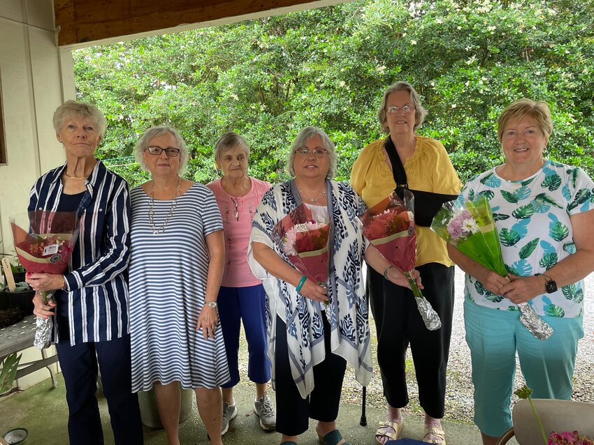 Katie Warren, Mary Frances Boykin, Patricia Weber, Madeline Fernandes, Hilda O'Clair and Sharon Rowland were among the newest officers installed to the Robertsdale Garden Club ahead of its 93rd year of operation.