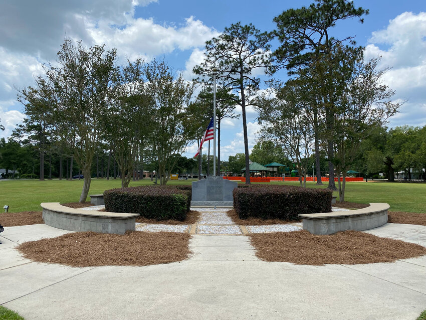 The city of Foley plans improvements at the Veterans Memorial on South Alston Street. Additions will include a taller flagpole at the site and two artillery pieces to be placed near the memorial.