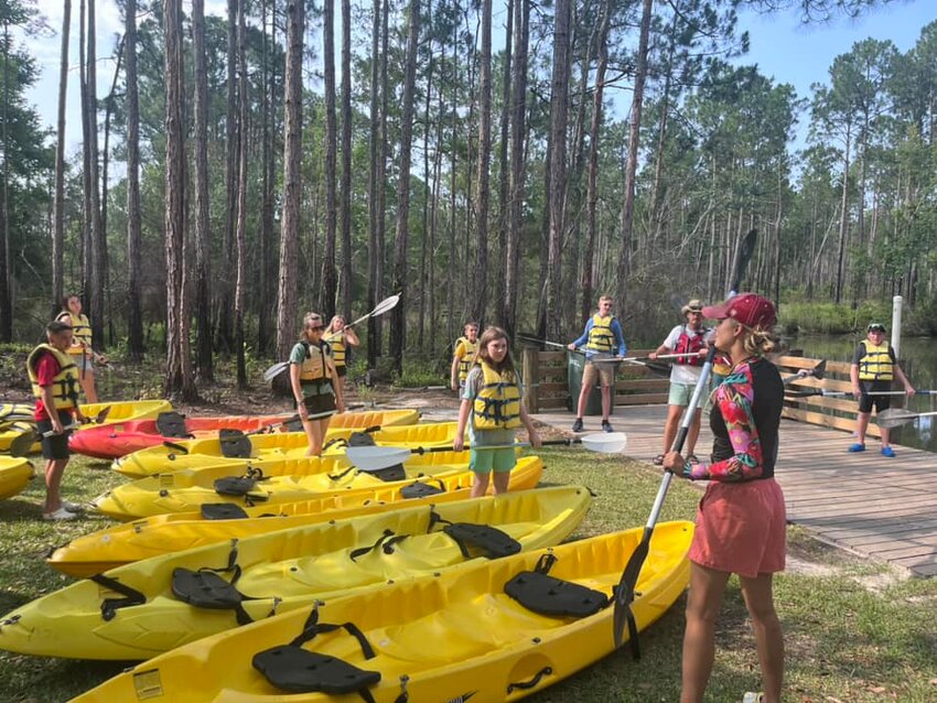 Gulf Shores Middle School students took to the water at Graham Creek Nature Preserve for an up-close look at protecting delicate ecosystems and making sustainable choices to ensure a healthier planet.