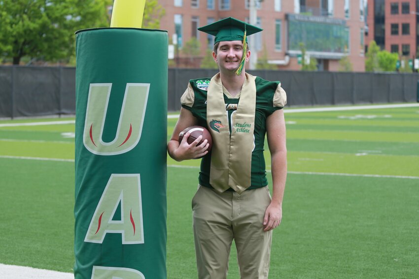 Spanish Fort alum and UAB graduate Matt Quinn was recently named Conference USA&rsquo;s Football Scholar Athlete of the Year after he successfully made all 45 of his point-after tries and finished his accounting and finance major with a 3.90 GPA.