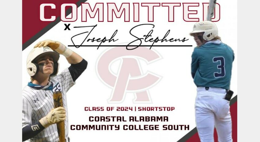 Gulf Shores rising senior Joseph Stephens announced his pledge to join the Coastal Alabama Coyotes in Bay Minette after his time with the Dolphins. Stephens made his verbal commitment on Sunday, July 2.
