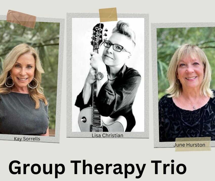 Sit back and enjoy musical therapy for your soul as the Group Therapy Trio brings their modern nostalgic sound to Big Beach Brewing July 30, from 5:30 to 7 p.m.