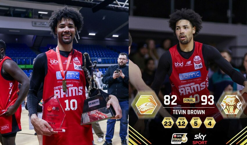 Tevin Brown took home Grand Finals MVP honors from the New Zealand National Basketball League after a double-double performance helped the Canterbury Rams top the Auckland Tuatara for their fifth championship. A 2,000-point scorer at Fairhope High School and Murray State&rsquo;s all-time three-point scoring leader can add another accolade to the list.