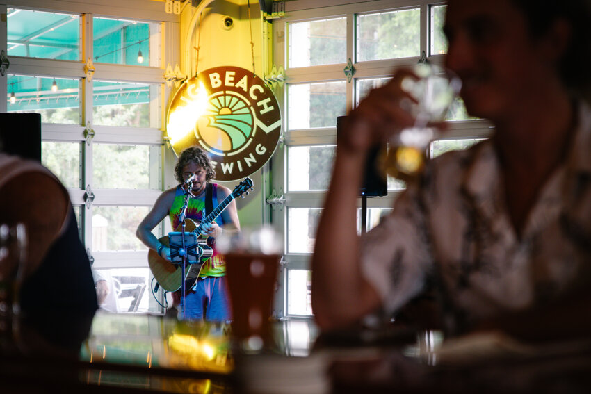 Justin Gannon, an artist who values the intimacy of smaller venues, expressed his delight in performing at Big Beach Brewing. &quot;This is my third time performing here, and I enjoy it because of how intimate it is,&quot; shared Gannon.