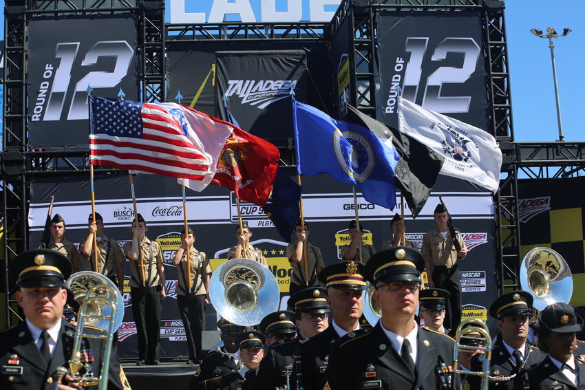 At last year's running of the YellaWood 500 at the Talladega Superspeedway on Oct. 2, 2022, the Robertsdale Navy JROTC presented the colors for the second year in a row. Once again, the unit is set to be on hand for this year&rsquo;s race scheduled for Oct. 1.
