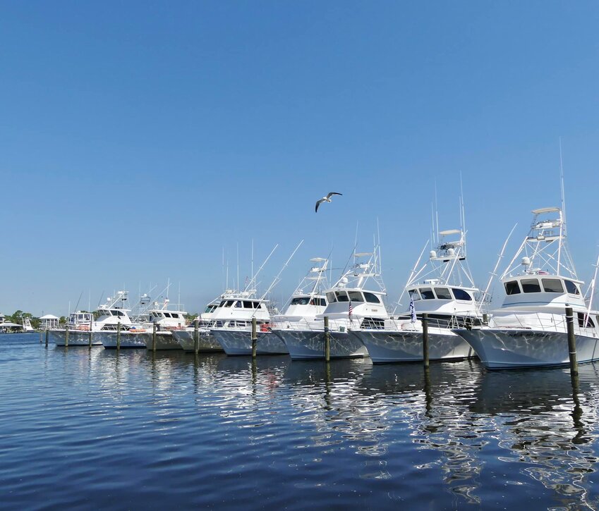 Zeke's Landing Marina is home to a fleet of 57 charter fishing boats and according to Swafford is the largest commercial fishing fleet in the Gulf of Mexico.