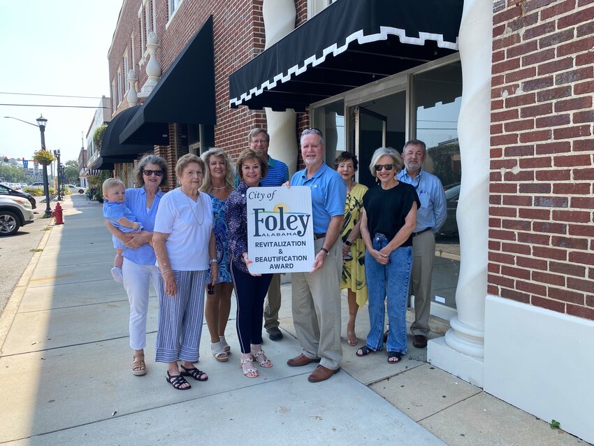 The city of Foley presented the 2023 Beautification Award to The Foley Hotel building. The downtown building is located on East Laurel Avenue.