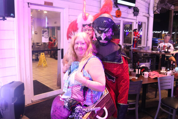 Darrolyn Hunt [winner], at the parrothead costume contest in Orange Beach on Oct. 28.