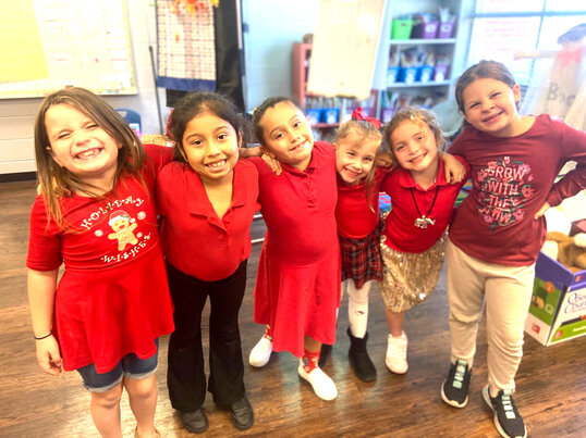 Students at Elsanor Elementary School take part in the annual Red Ribbon Week for drug education awareness and prevention.