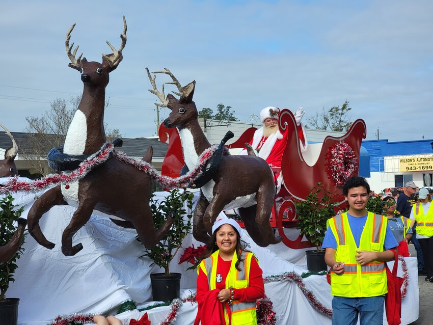 Santa arrives in Foley during the 2022 Kiwanis Christmas Parade. The parade, which had been scheduled Saturday Dec. 2, will take place Saturday, Dec. 9 starting at 10 a.m.