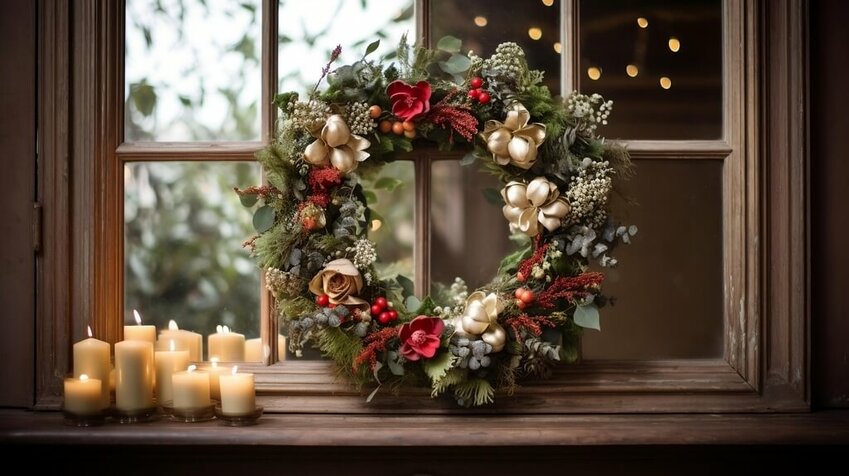 Backyard greenery can be combined to create beautiful holiday decorations. Trees, shrubs, plants and fruits are ready-made materials to build show-stopping indoor and outdoor decor.