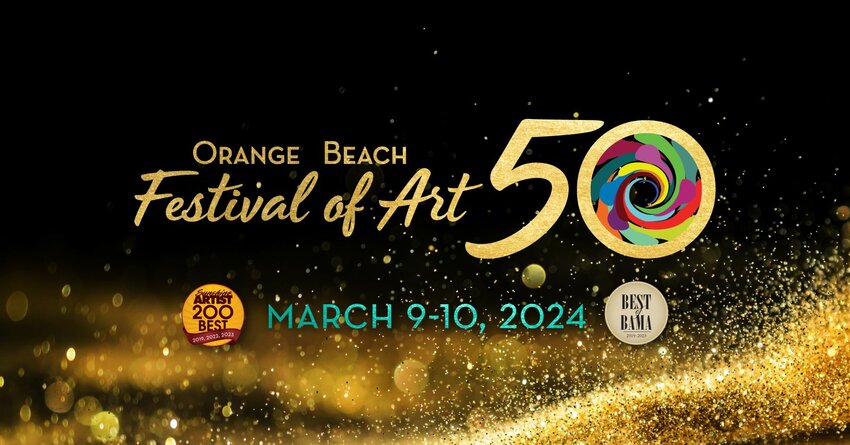 Circle March 9-10 on your calendar and make plans to spend a day or two in Orange Beach to enjoy the award-winning Orange Beach Festival of Art.