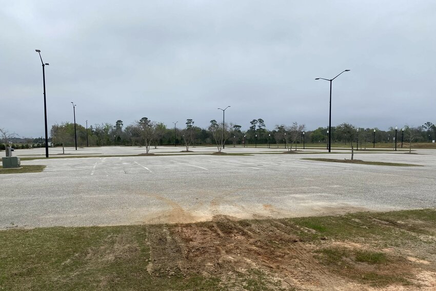 Paving work on the parking lot of the Foley Event Center is one of the upcoming projects planned to improve parking at city events. The City Council approved design work for the improvements at the site.