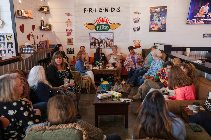 Over 15 women gathered inside Central Perk Cafe in Summerdale to talk about life, tell jokes and enjoy each other's company on March 28.