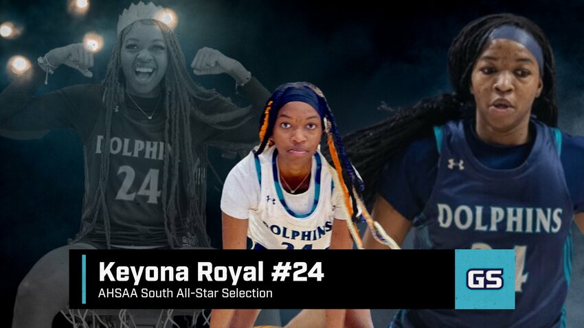 Gulf Shores junior Keyona Royal finished her junior season by being named to the AHSAA North-South All-Star roster ahead of this summer&rsquo;s 28th-annual contest. Royal and the Dolphins made history with their first trip to the Final Four where she&rsquo;ll join 22 other athletes who finished this season at the Basketball State Championships in Birmingham.