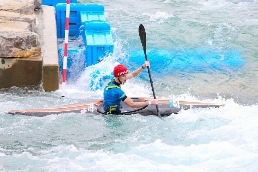 Spectators should bring a lawn chair or picnic blanket to set up with a view of the Competition Channel. In canoe slalom, athletes paddle through a course of hanging downstream and upstream gates on river rapids in the fastest time possible.