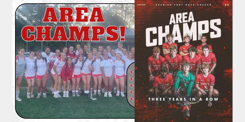 Both Gulf Shores soccer teams earned their second consecutive area titles and will once again host the first round of the playoffs. Last year, both Dolphin squads earned Red Map trophies as state runners-up in the programs’ first-ever trip to the finals.