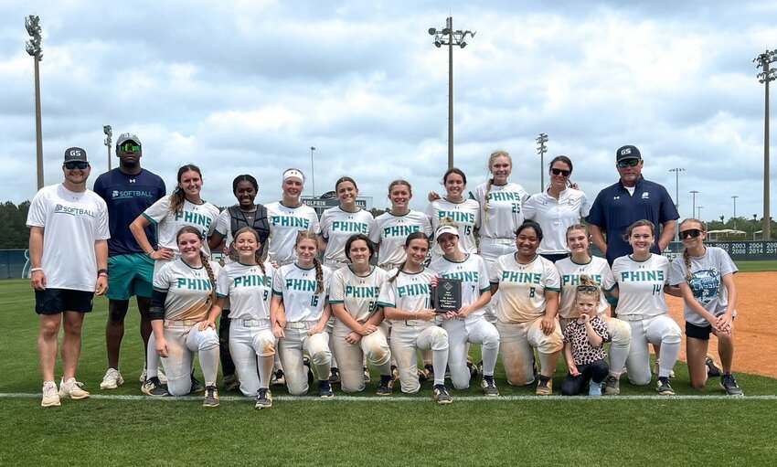 The Gulf Shores Dolphins celebrated their second consecutive Class 5A Area 1 championship on Saturday, April 27, with a 10-0 win over Elberta at home. The Dolphins will once again enter the South Regional Championship as the top qualifier when the tournament opens on May 7 in Gulf Shores.