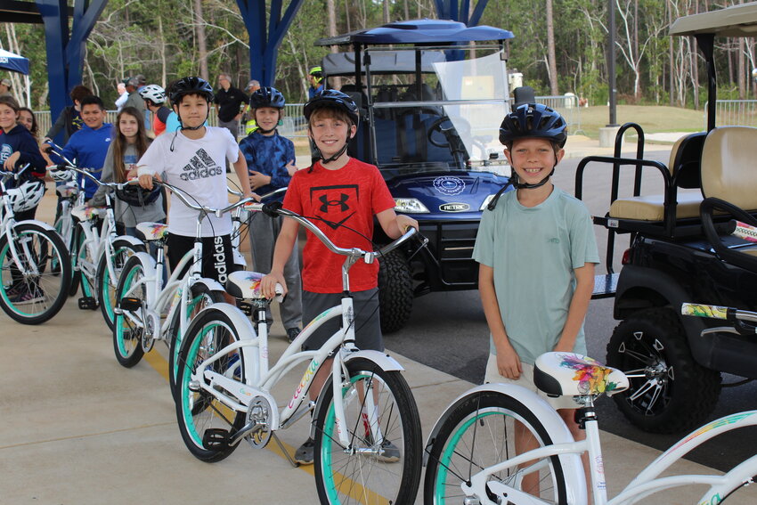 Gulf Shores Police Department will be assisting with the Bike to School event May 8. Sgt. Maliska and Officer Cowan escorted students in 2015. Don’t forget your helmet kids!