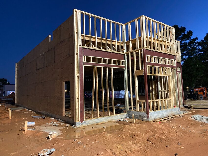 This is the second new Starbucks under construction on the Eastern Shore. A Starbucks, which appears complete, was built next to the Chipotle Mexican Grille in  Daphne.