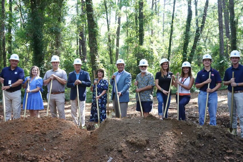 Shovels finally turned soil at the Flying Creek Nature Preserve Tuesday, June 25.