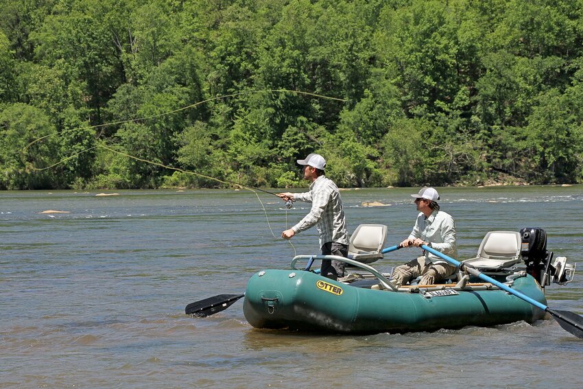 Outdoor enthusiasts can find numerous waterways for casting a fly for a variety of fish species.