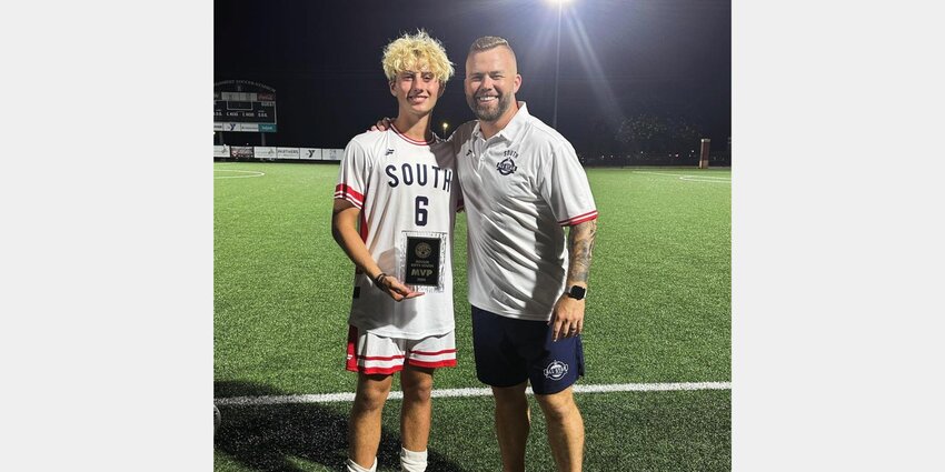 Boys’ soccer MVP honors from the AHSAA North-South All-Star Game returned to Baldwin County with Spanish Fort’s Ethan Spuler who supplied the equalizing goal just before halftime. Spuler is the second local player to earn MVP after Gulf Shores’ Talan Galvan garnered the honor at last year’s competition.