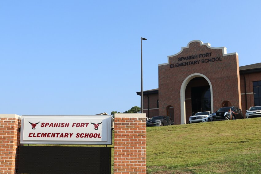 The new building for Spanish Fort Elementary School.