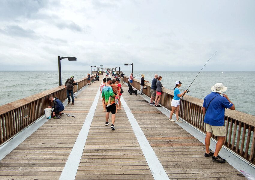 The Gulf State Park Pier welcomes anglers, sightseers and families to one of the longest piers on the Gulf of Mexico.