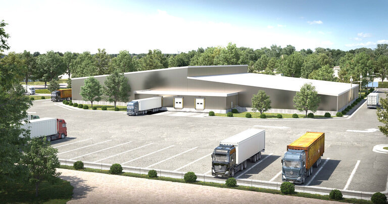 Baldwin Cold Logistics is located on Industrial Parkway adjacent to Foley Beach Express in the Foley Beach Express Industrial Park. With Phase 1 construction set to begin in the second quarter of 2026, the building will accommodate one large user, or it can be divided to serve multiple users.