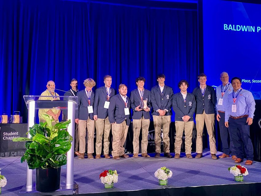 Students at Baldwin Preparatory Academy's construction program won 2nd place in the NAHB competition for construction management this year.