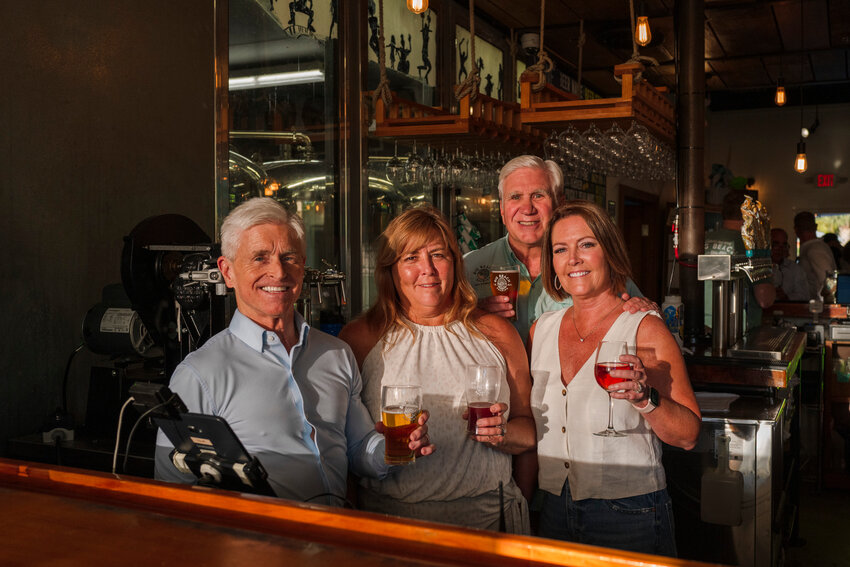 Scenes from a story on the brewery that appeared Gulf Coast Media's Beachin' magazine in 2022.