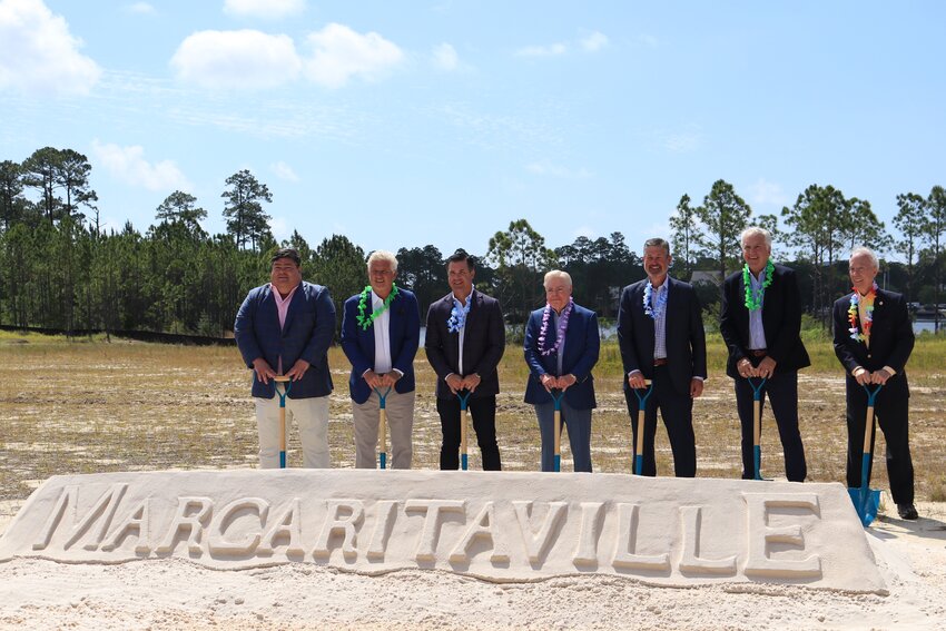 A groundbreaking ceremony was held for the future Margaritaville Resort development in Orange Beach.