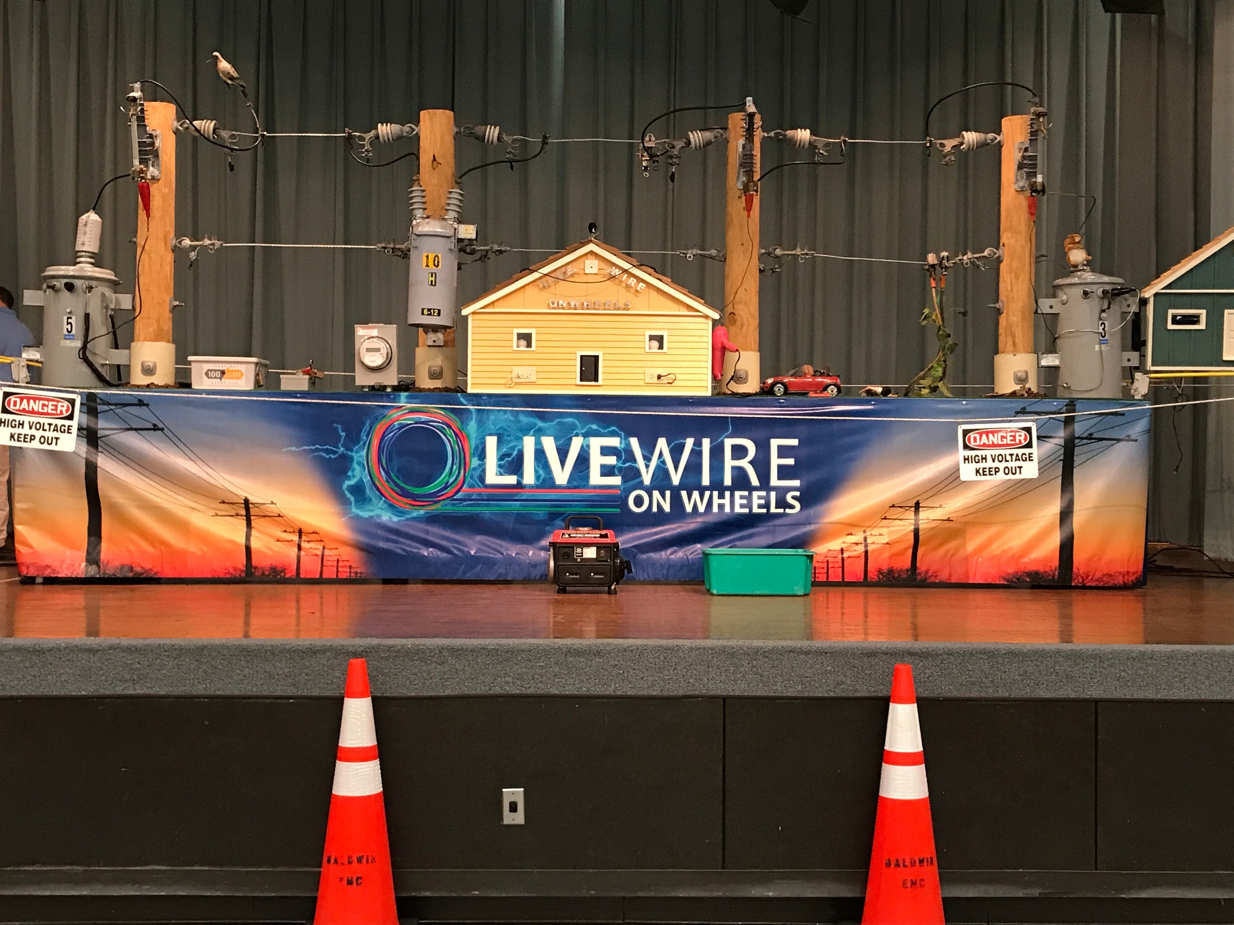 Building Safety Month kicked off in the Foley Civic Center with The All Hazards Preparedness Expo, which featured educational booths and a demonstration put on by LiveWire on Wheels.
