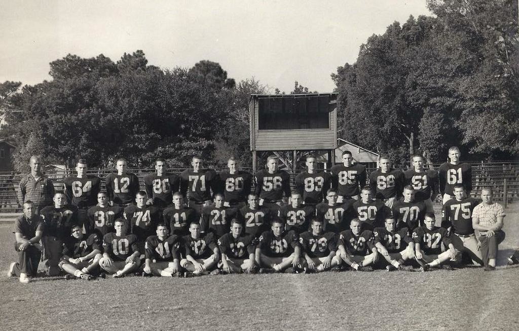 Foley High School's football team of 1961.