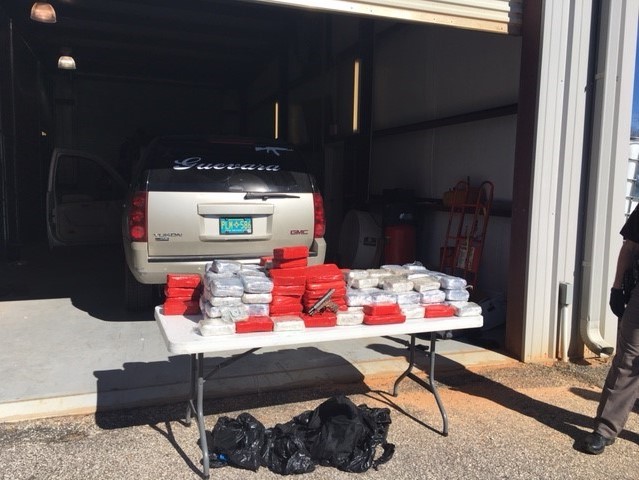 160 pounds of marijuana was seized during a routine traffic stop last week near the Wilcox Exit of Interstate 10.