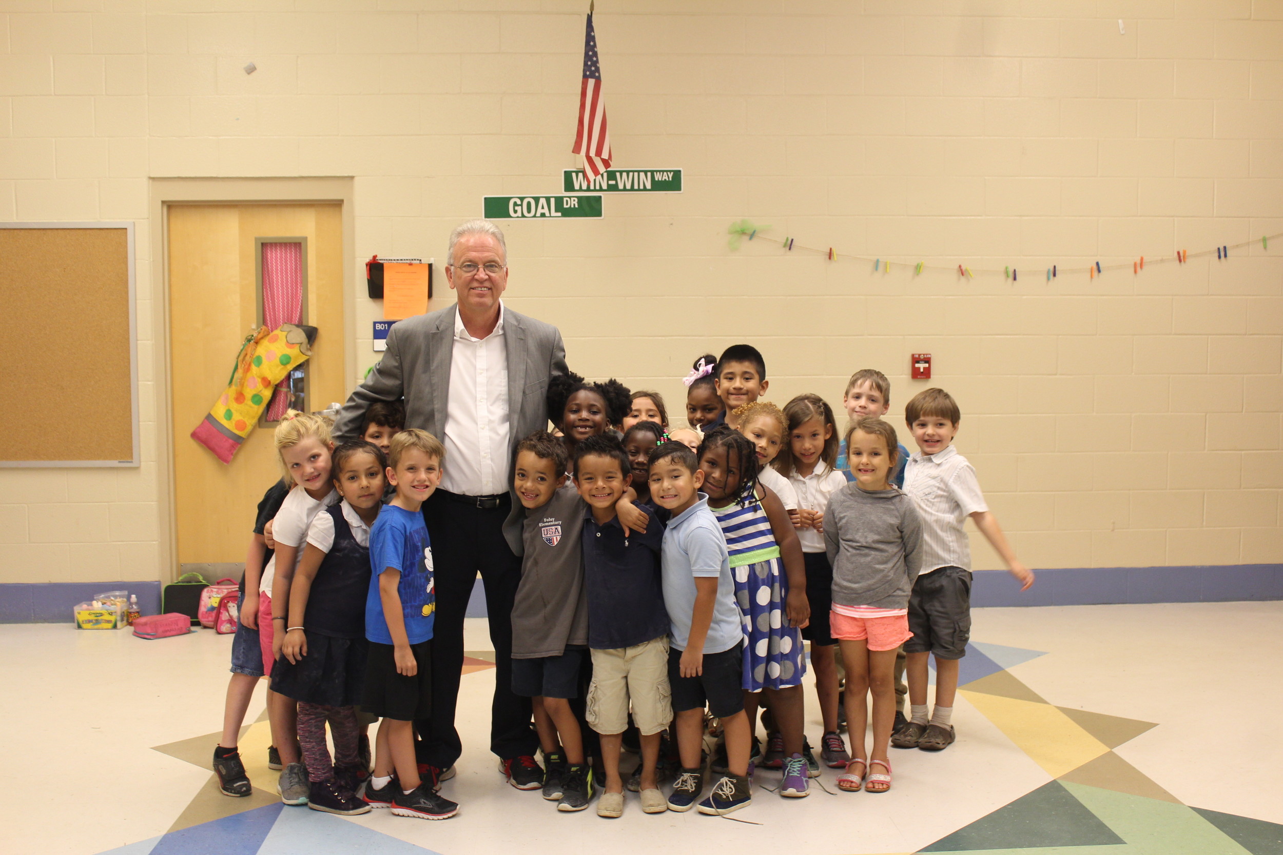 Foley Elementary School Principal Dr. William Lawrence is retiring after 21 years at the school and 40 years in education.