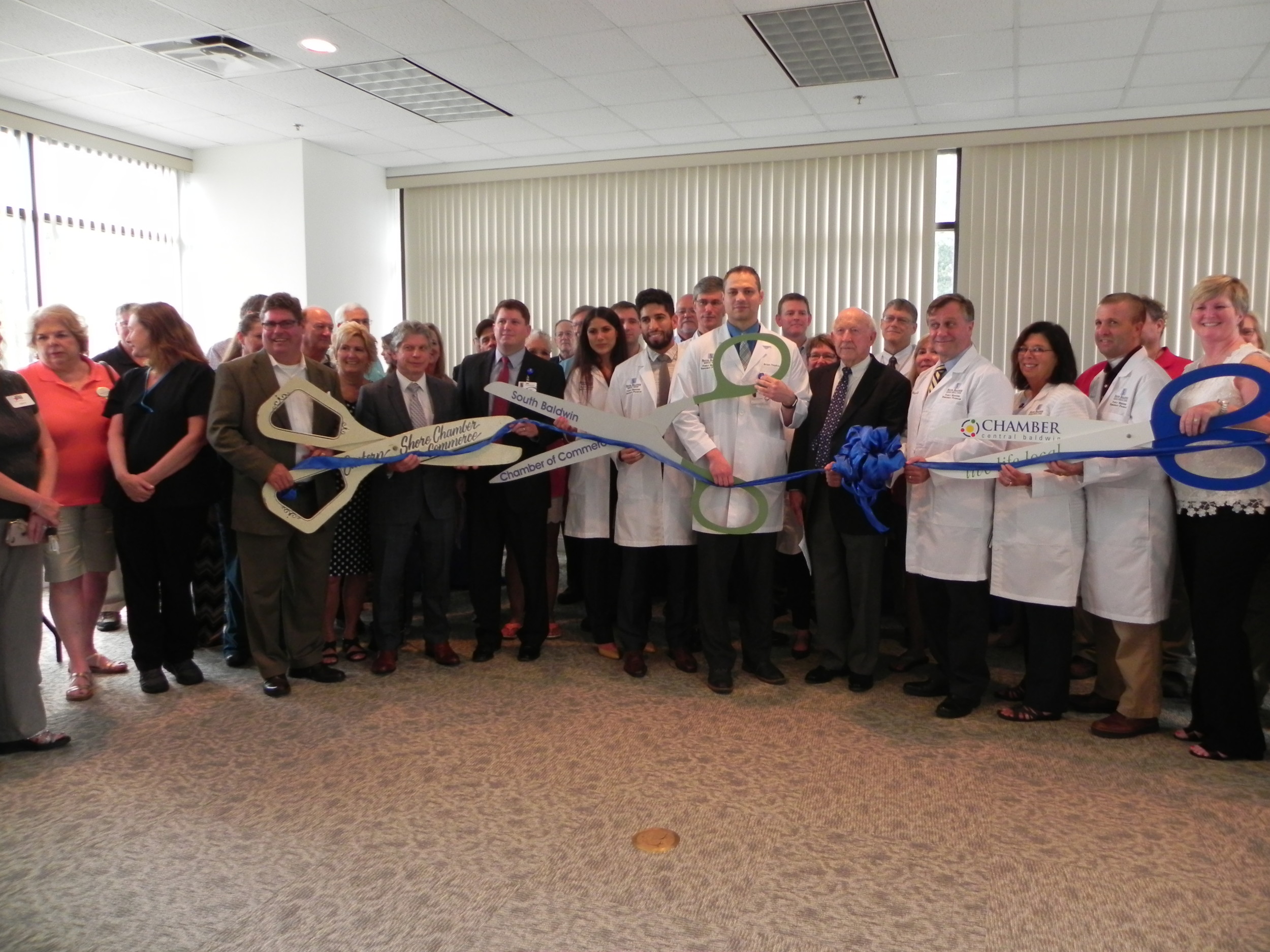 A large ribbon cutting was held on Aug. 21 for the new South Baldwin Medical Group Family Medicine Residency Practice.