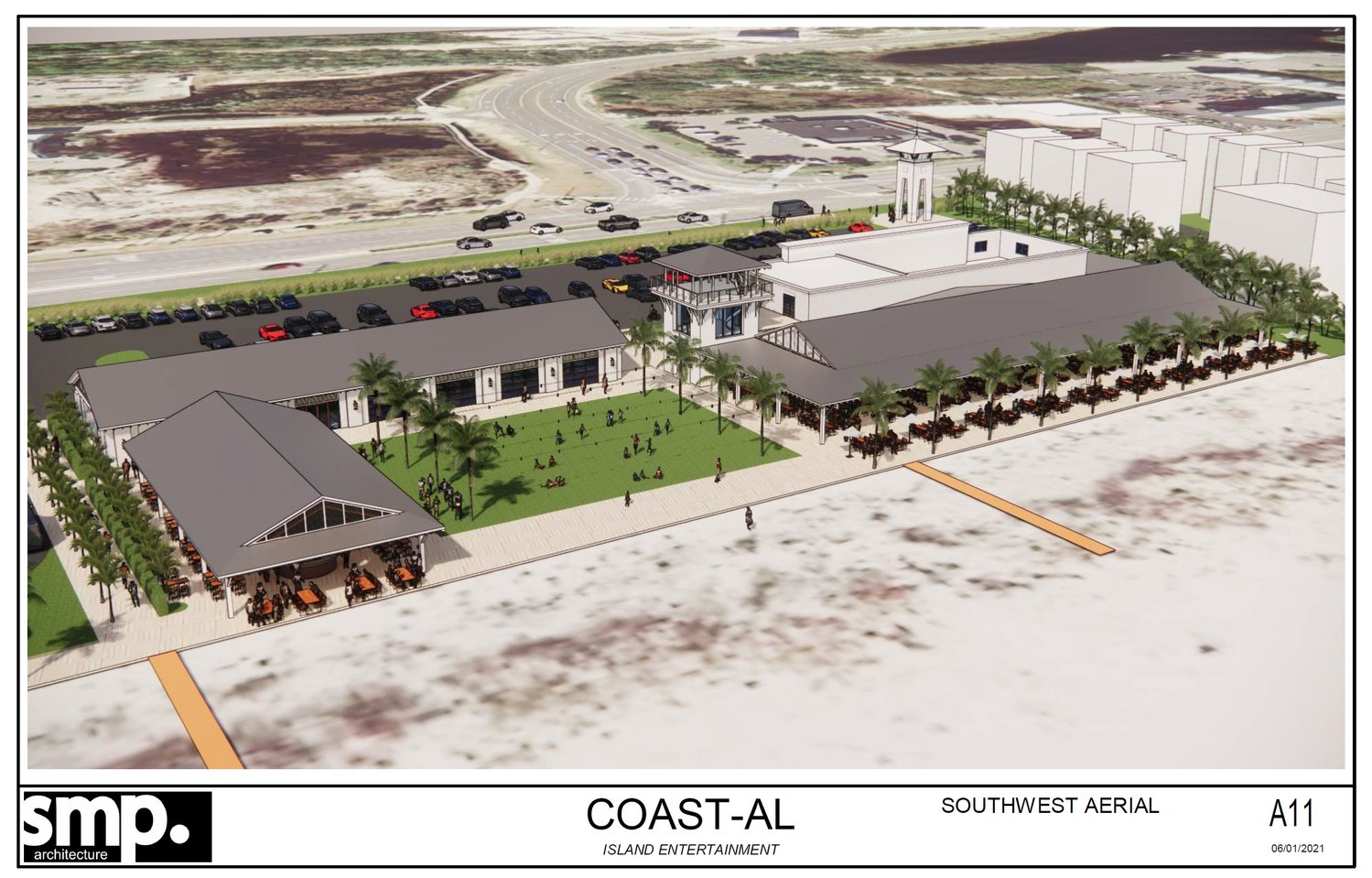 The City of Orange Beach finalized the historic purchase of over 4 acres of beachfront property for city residents. This move is part of a public-private collaboration between the City and Orange Beach Land Company, LLC (OBLC), which is owned by Flora-Bama co-owners John McInnis and Cameron Price.