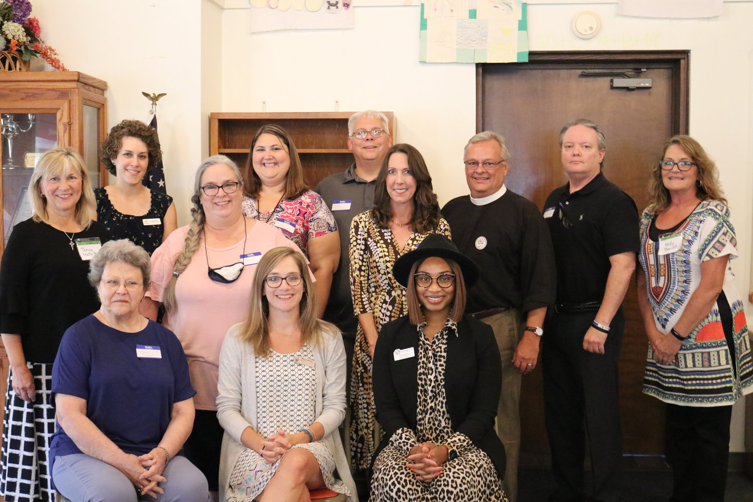 Pictured here, back row, from left: Foley Woman’s Club member Tanya Blair, Dana Jepsen with Ecumenical Ministries, Tammy Kinney with the Baldwin County Heritage Museum, Emily Thompson with Foley Middle School/Project REACH, Larry Lewey with Baldwin County Sheriff’s Boys Ranch, Jessica Ware with Baldwin County CARE House, Pastor Brent Norris with St. Paul’s Episcopal Church, John Jackson with Foley Public Library, and Foley Woman’s Club President Kelly Barrett.
Front row, from left: June Taylor, Chairwoman of the Baldwin County Heritage Museum Board, Megan Melvin with Jennifer Claire Moore Foundation, and Joy Lymon with Foley Boys & Girls Club.