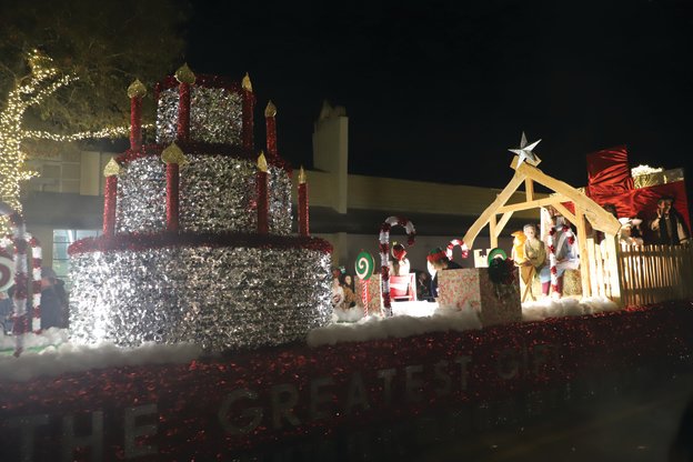 Christmas events across Baldwin County went largely unimpacted by the same type of cancellations seen throughout 2020 and early 2021 due to COVID-19. Here floats pass through downtown Fairhope during the city's annual Magical Christmas Parade.