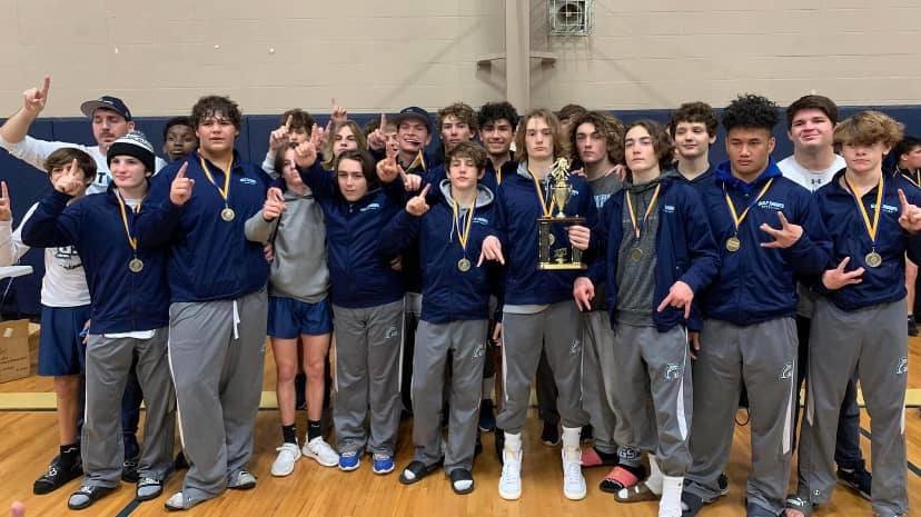 Gulf Shores High School wrestling team dominated the Baldwin County Championship Jan. 8 winning first place as a team scoring 256.5 points and outscoring second place Spanish Fort by 71.5 points.