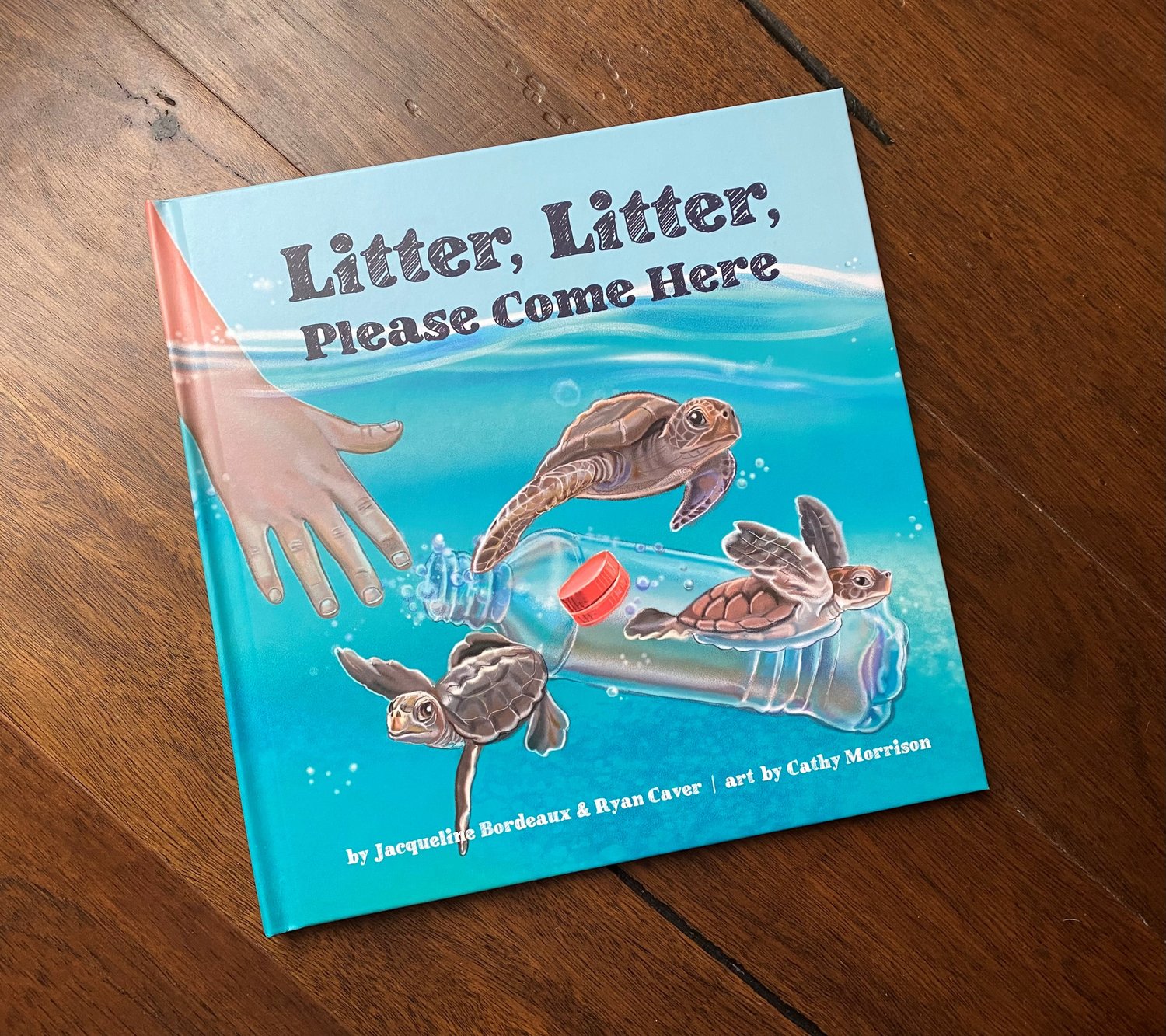 Litter, Litter, Please Come Here is a book written by Baldwin County resident Ryan Caver about his son Oliver and his love of cleaning the beach.