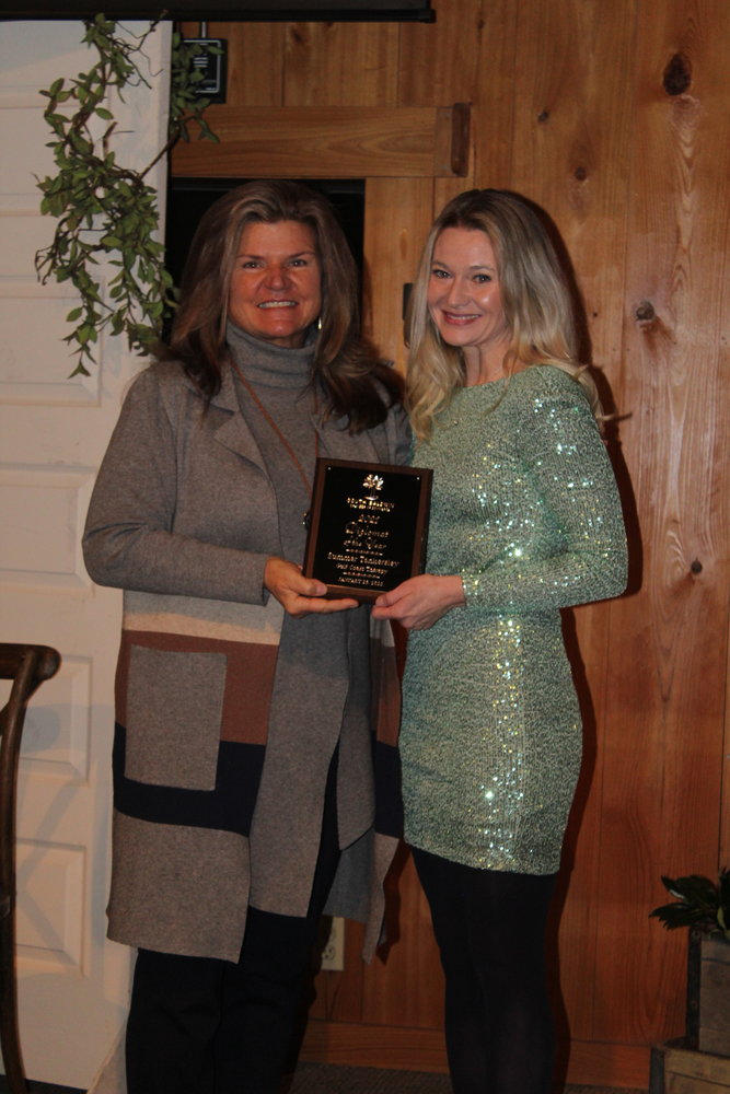 Diplomat of the Year presented to Summer Tankersly of Gulf Coast Therapy.