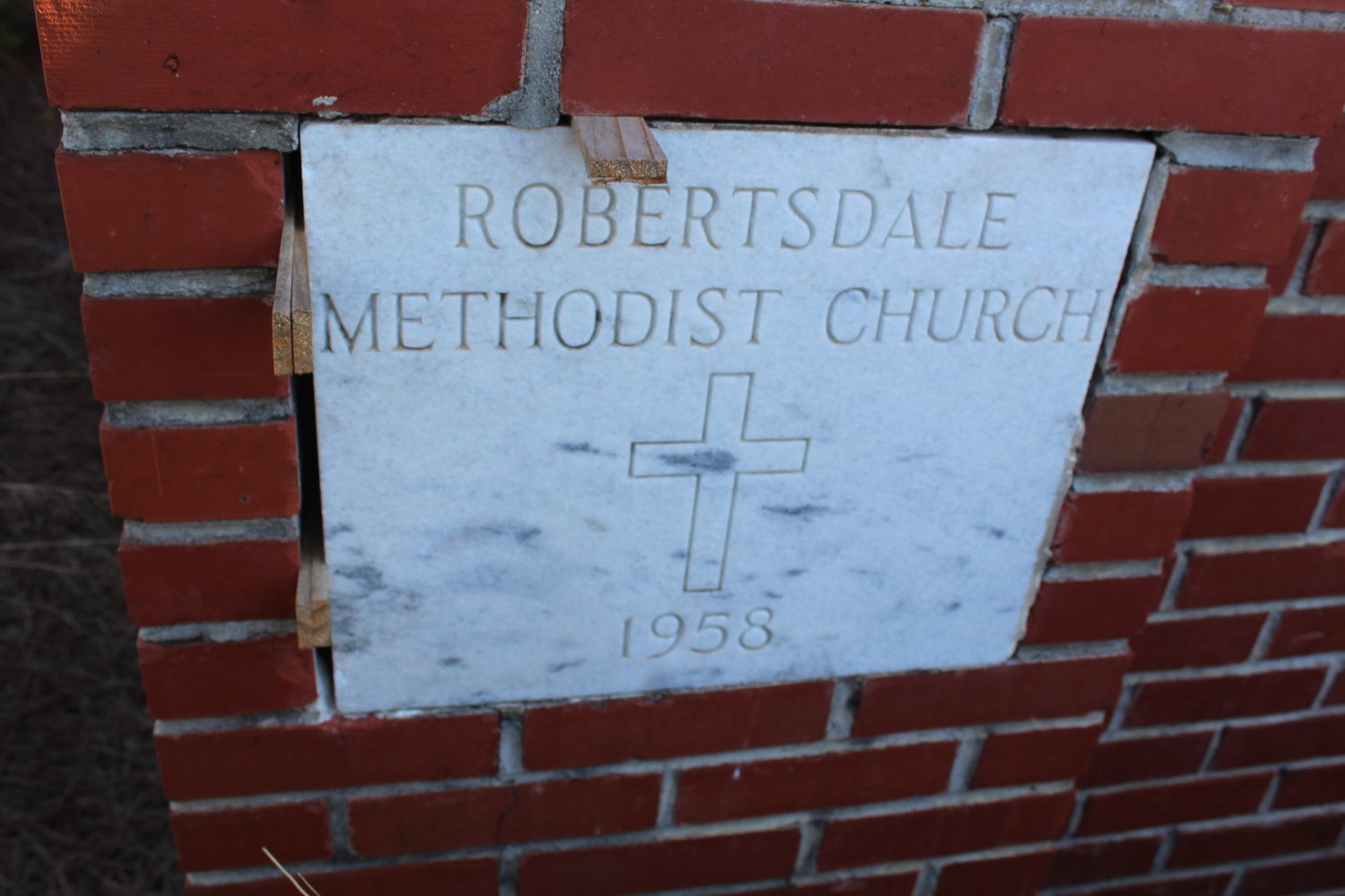 The church recently opened a time capsule that was placed in the church sanctuary, now the church fellowship hall and classroom building, in the late 1950s.